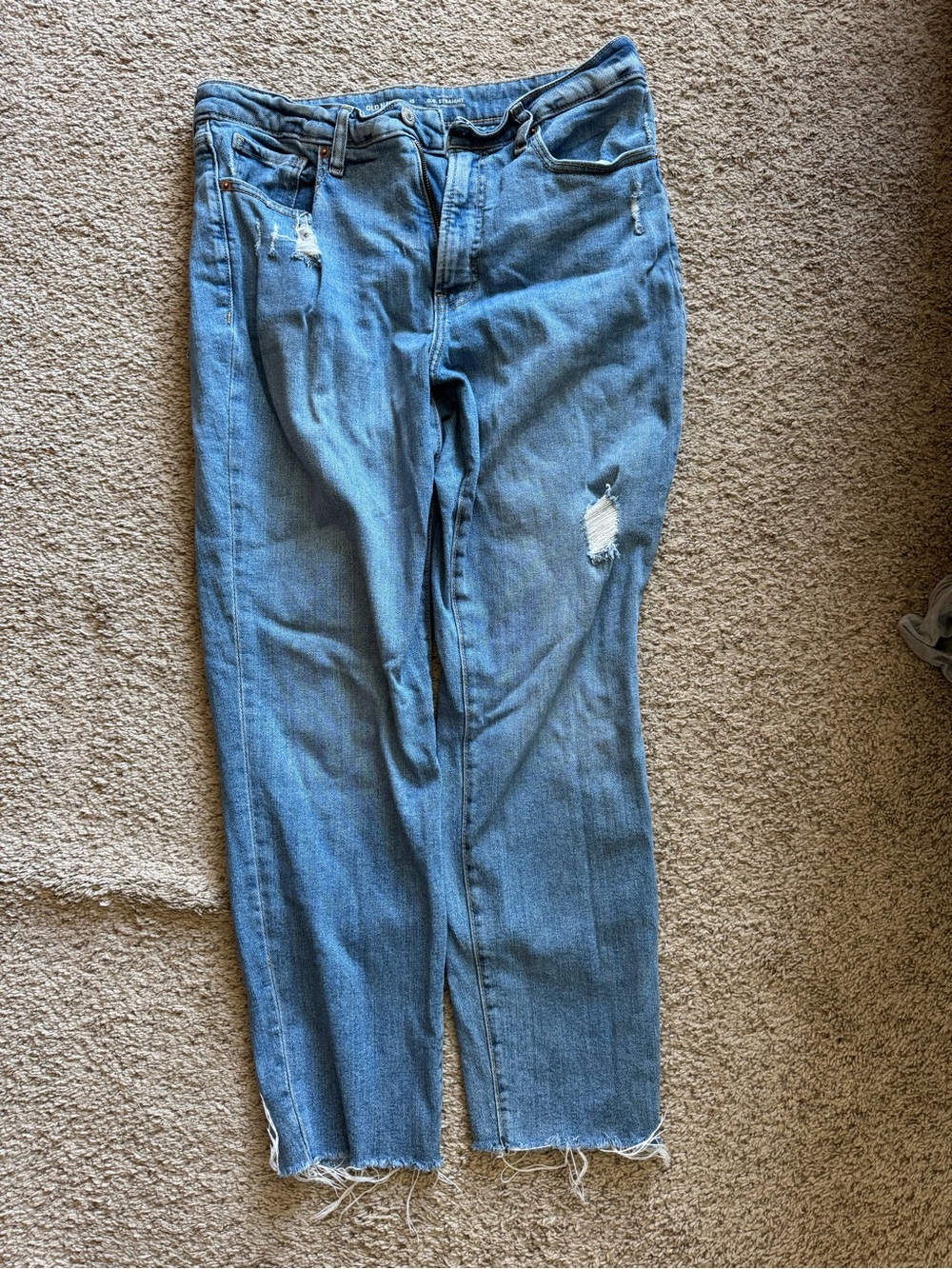 Old Navy Light Blue Straight Leg Jeans